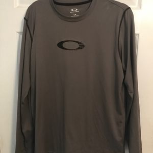 Oakley Mens Grey Longsleeve Sz L